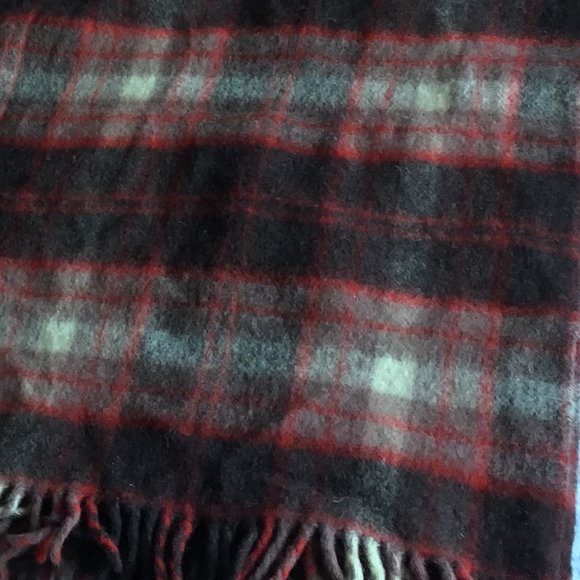 Eaton Haddon Hall Custom Wool Blanket / Travel Rug With Original Case Brown Tart - Picture 6 of 8